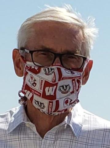 Tony Evers in a mask headshot